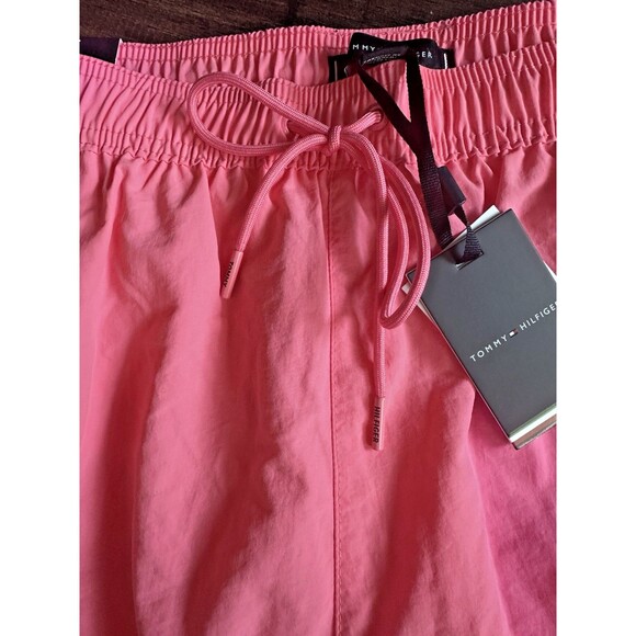 Tommy Hilfiger Men's Regular fit drawstring 7" swim shorts Peach pink  XXL - Picture 4 of 8